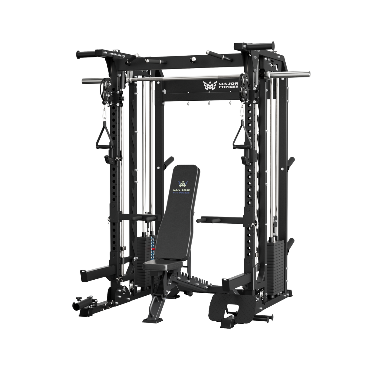 B52 Pro Smith Machine All-In-One Home Gym with Power Rack & Cable Crossover (New)