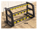 SFE 5-50 Urethane Dumbbell Rack (New)