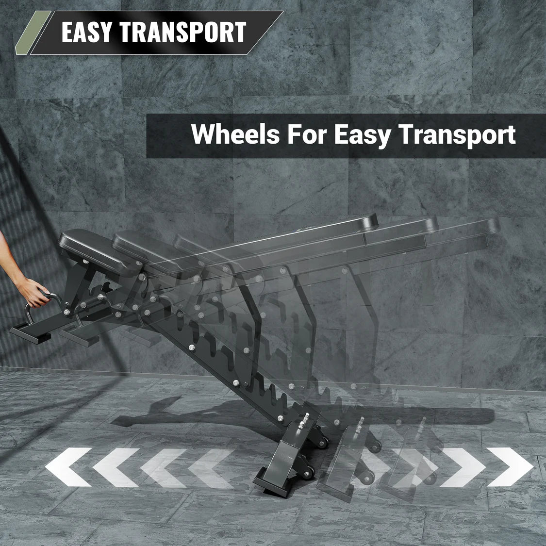 Major Fitness Adjustable Bench (New)