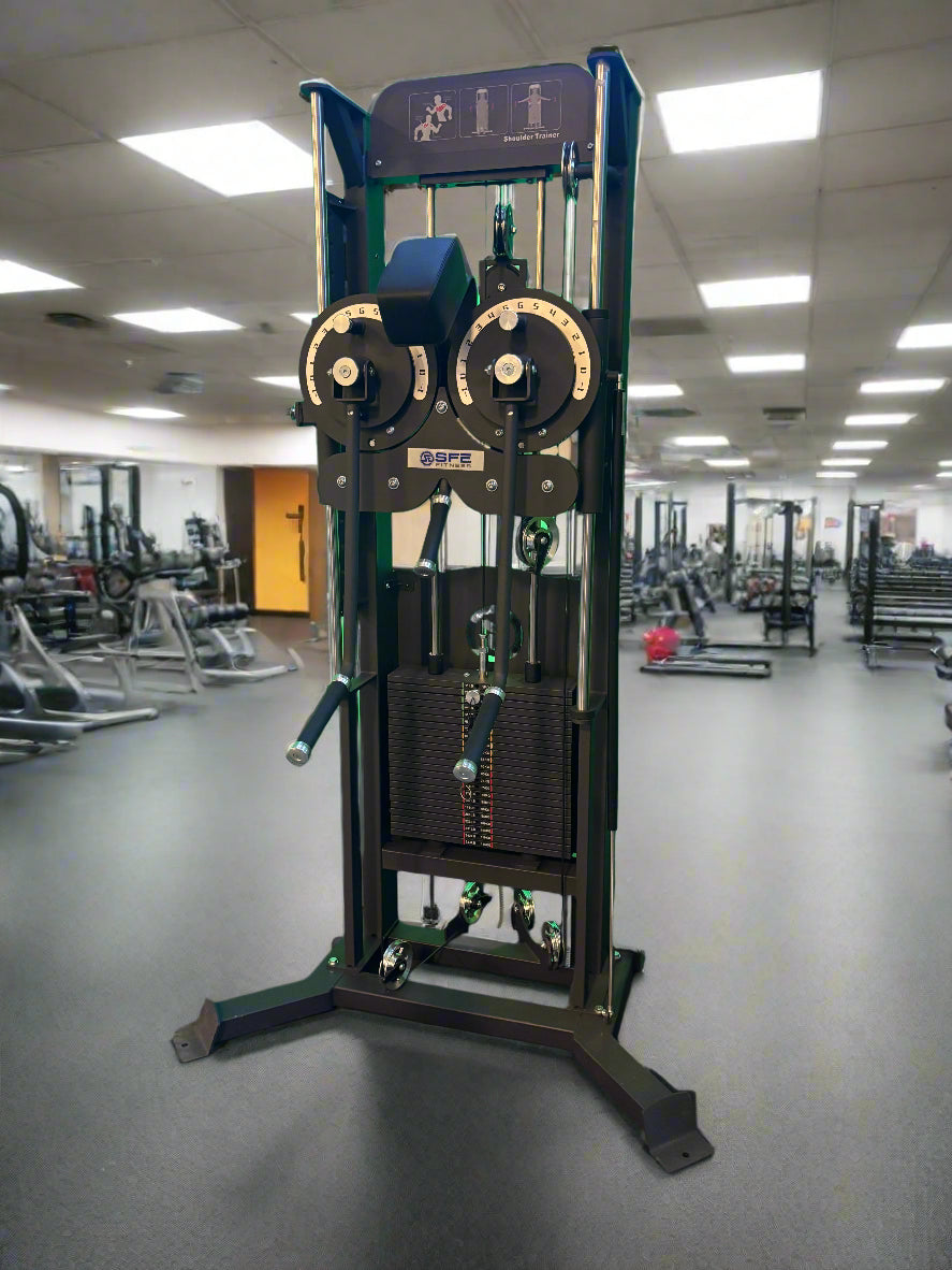 SFE Commercial Standing Shoulder Raise w/ 250lb weight stack (New)