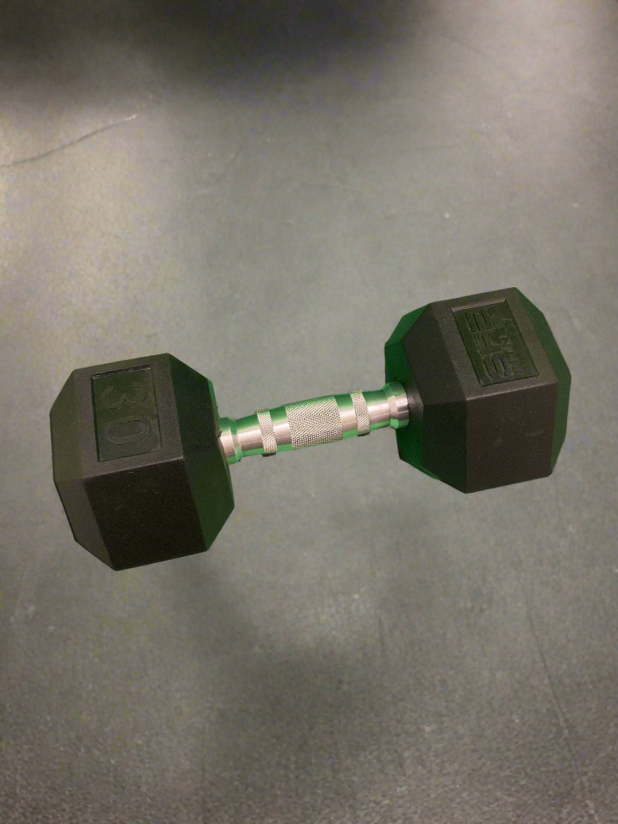 SFE 5-120lb Rubber Hex Dumbbells (New)