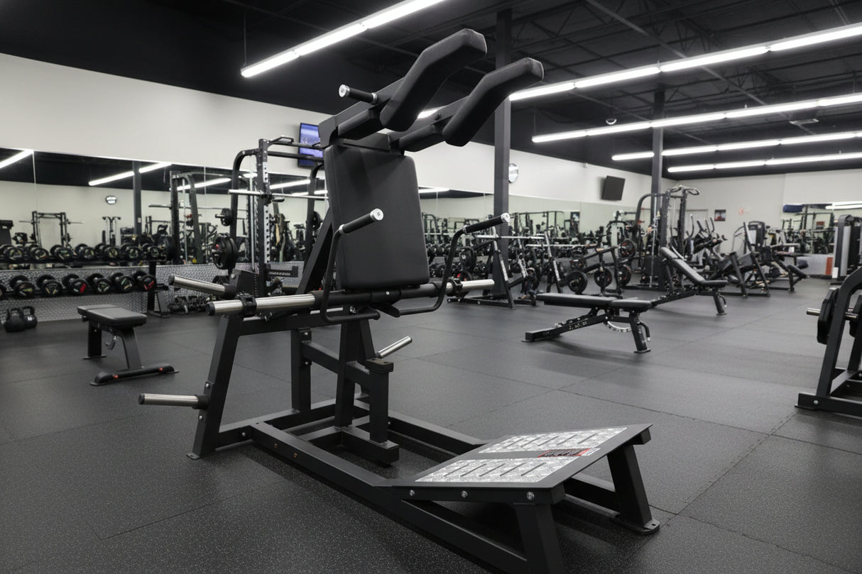 Plate Loaded Power Squat & Hack Squat (V-Squat) Machine (New)