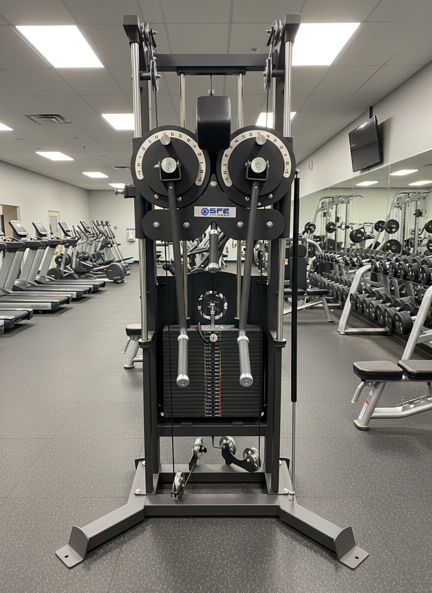 SFE Commercial Standing Shoulder Raise w/ 250lb weight stack (New)