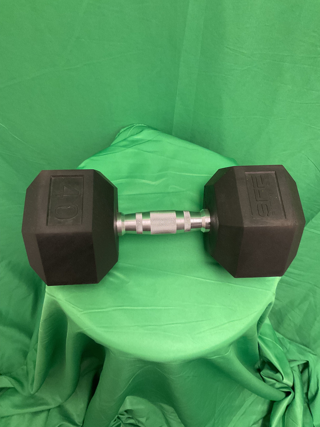 SFE 5-120lb Rubber Hex Dumbbells (New)