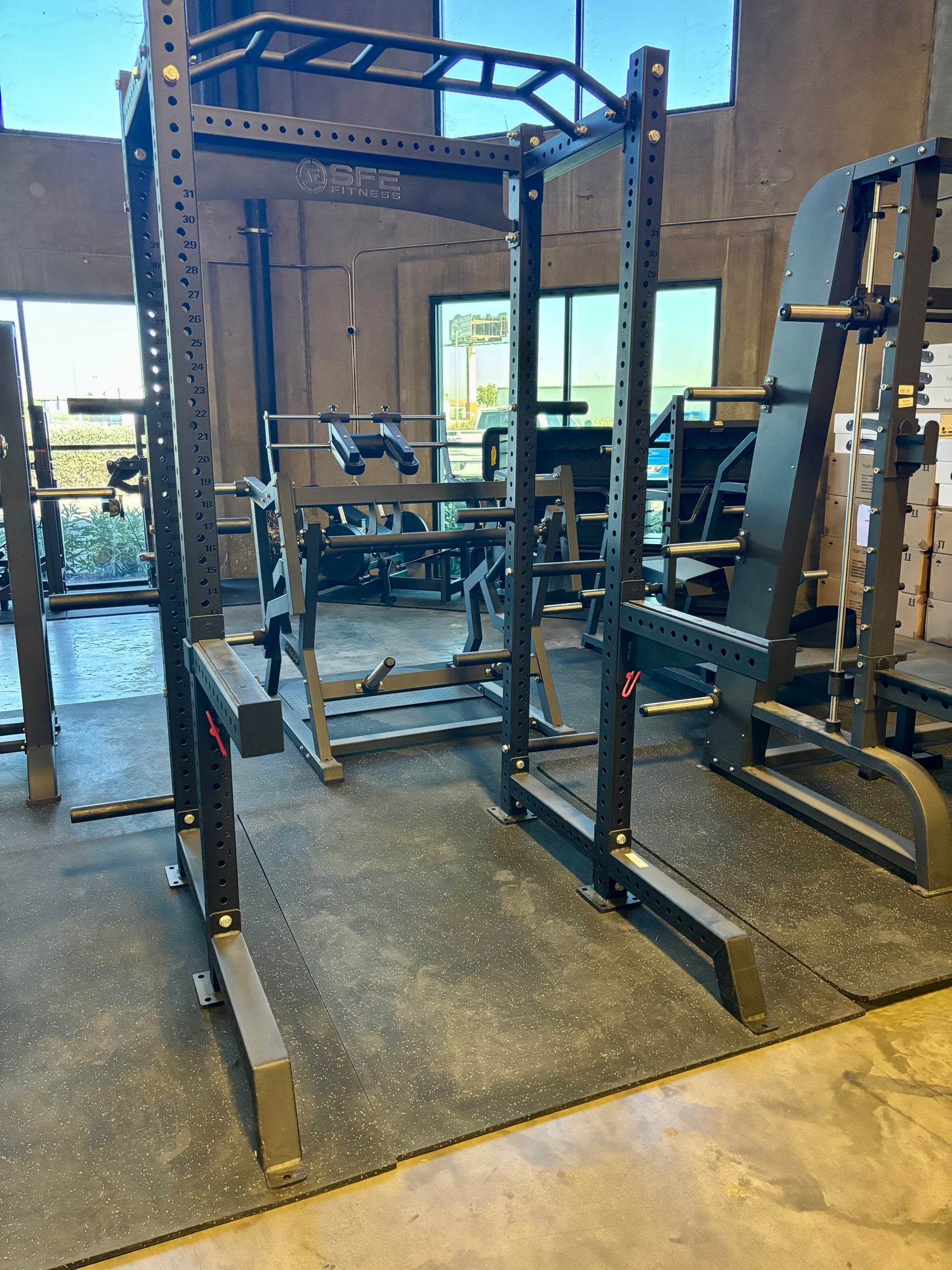 SFE Commercial Full Power Rack (Squat Rack) w/ Weight Storage (New)
