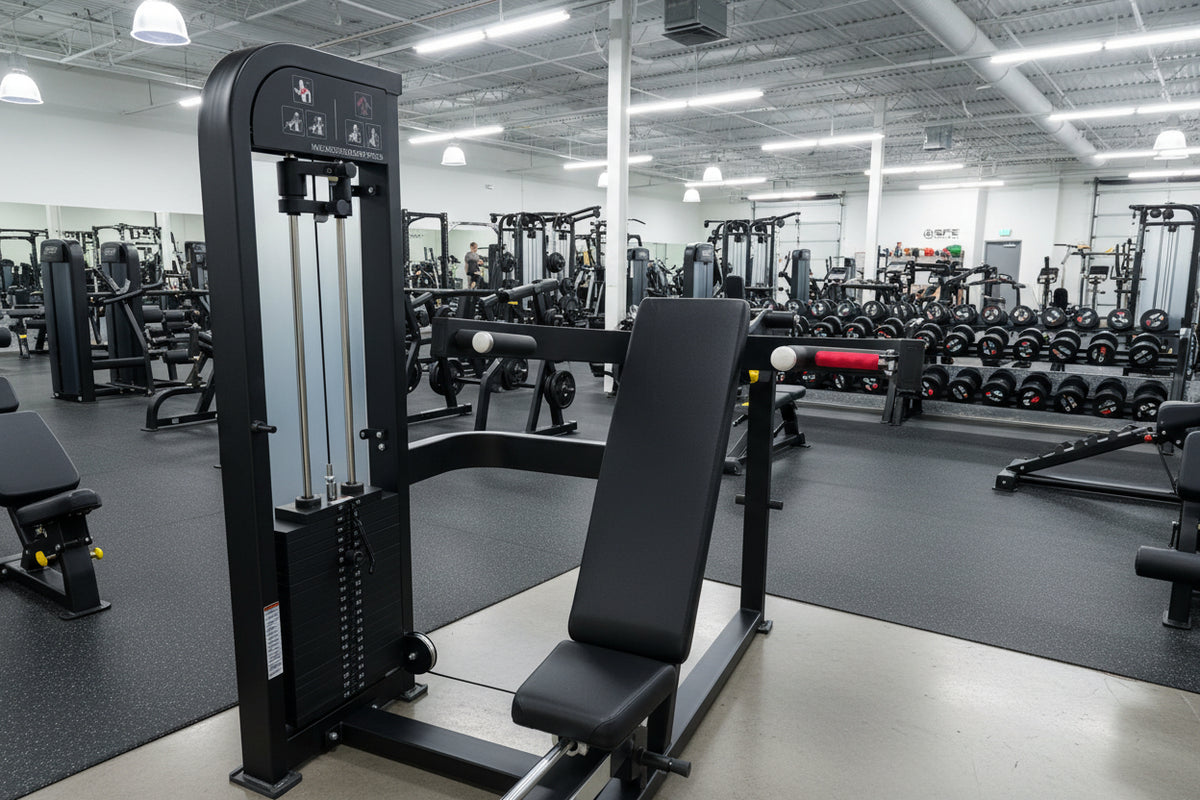 Selectorized Adjustable Chest / Shoulder Press (New)