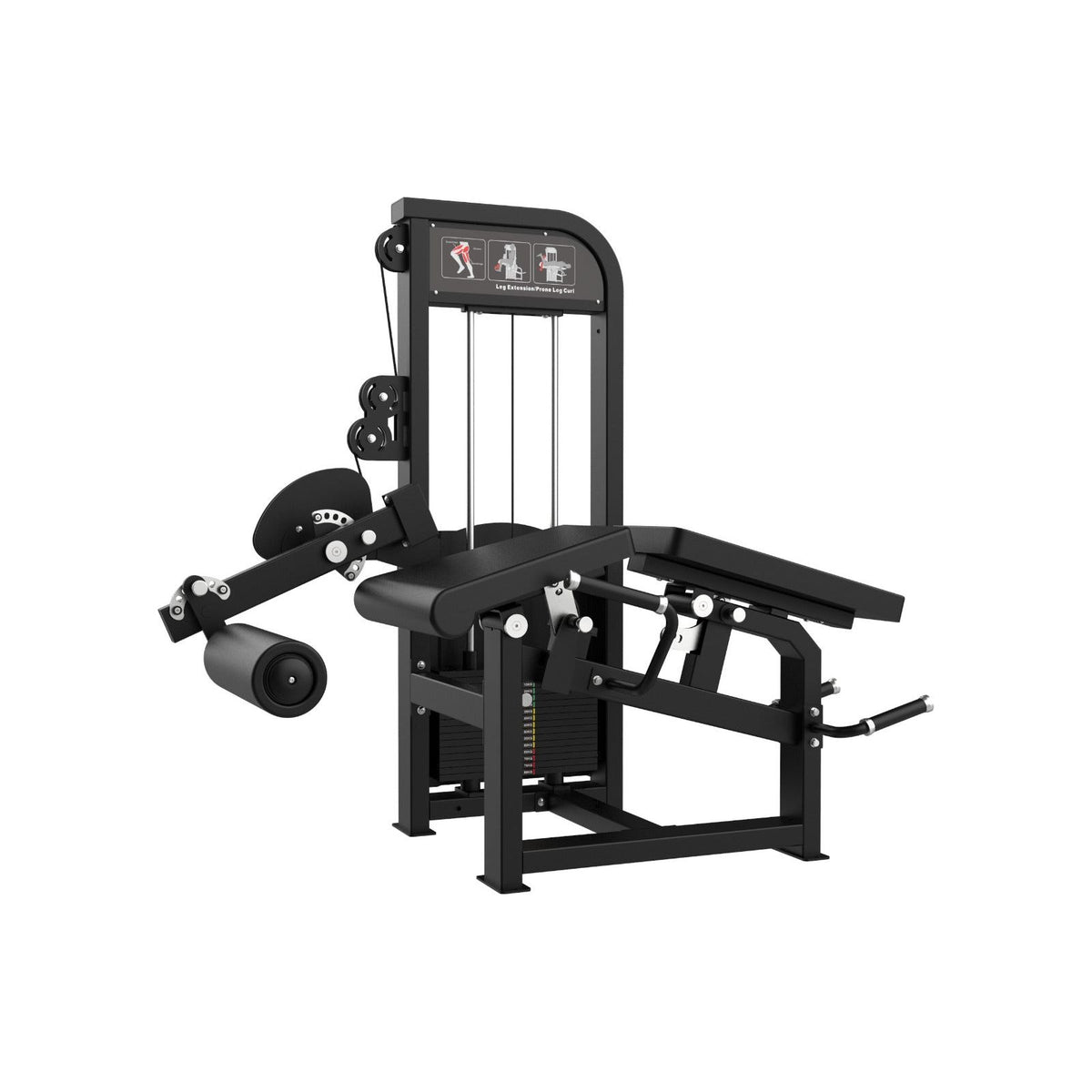 Sfe Commercial Leg Extension Prone Leg Curl Combo W 250lb Weight Stack 