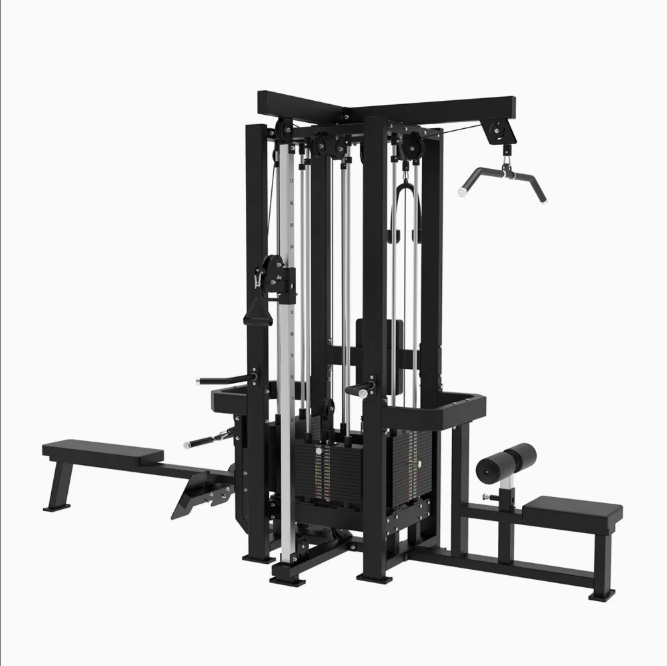 SFE Commercial 4 Station Jungle Gym Machine with (4) Weight Stacks (New)