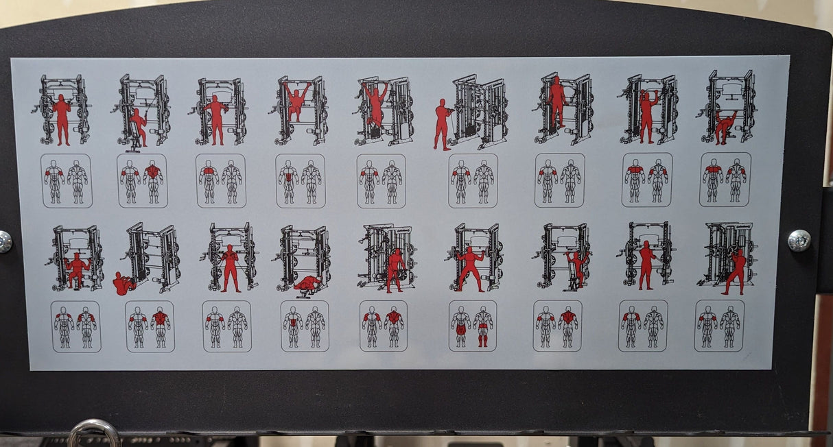 Easy full body exercise with the Multi-Functional Smith machine.