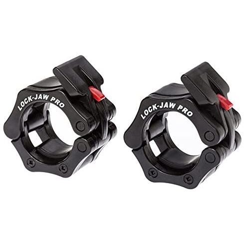 SFE Black Lock-Jaw Olympic Barbell Collars (New)