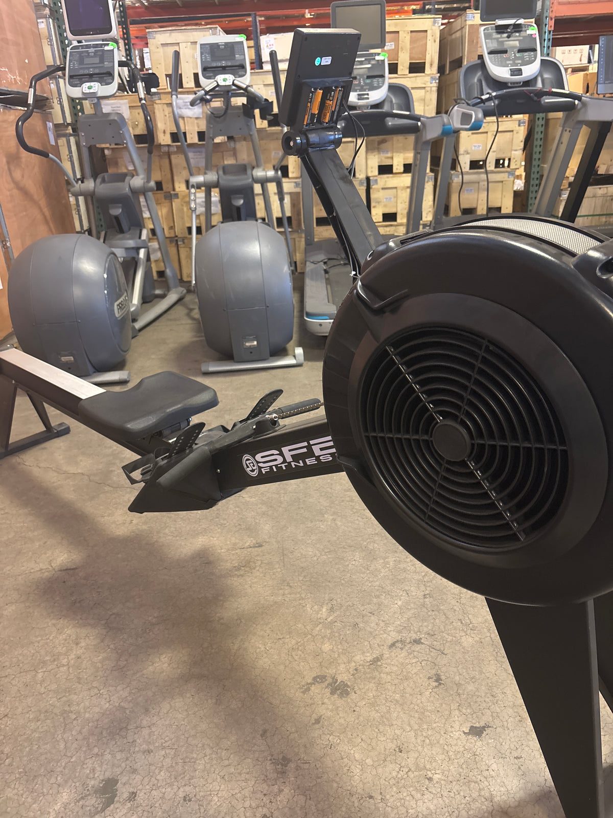 Rower Machine Ellite Rower SFE Air Rowing Machine ELITE w/ Monitor (New) – Sports & Fitness Exchange