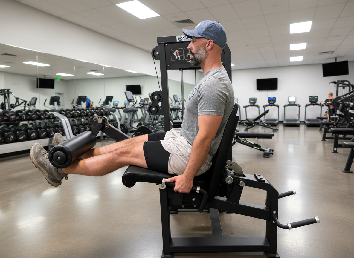 Selectorized Leg Extension & Prone Leg Curl Combo w/250lb weight