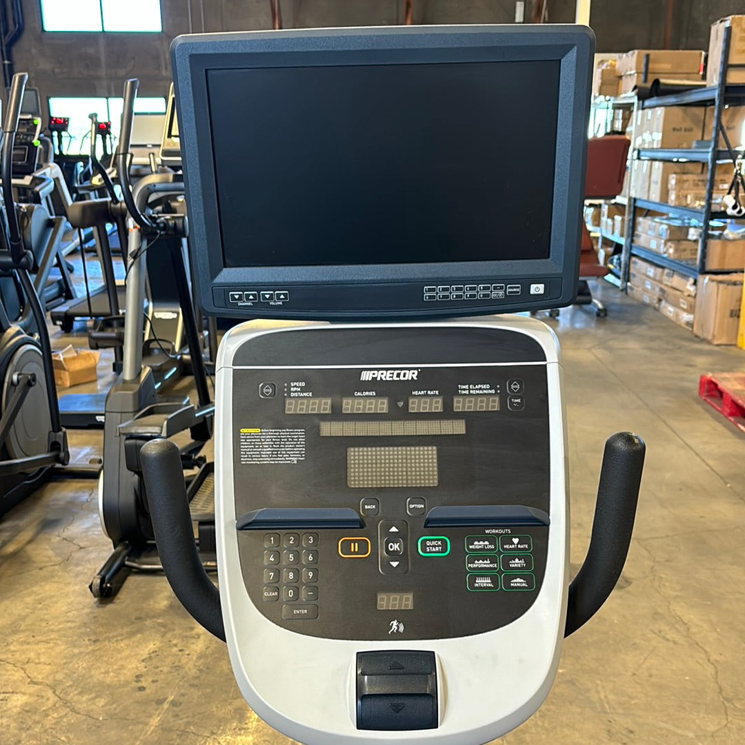 Precor RBK 835 Recumbent Bike w/ P30 Console & Cardio Theater (Pre-Owned)