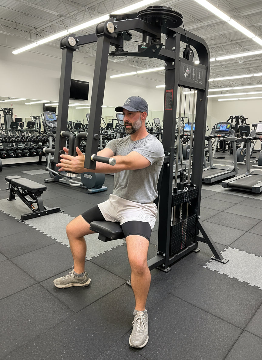 Selectorized Pec Fly & Rear Delt Fly (Pec Deck) w/ 250lb weight