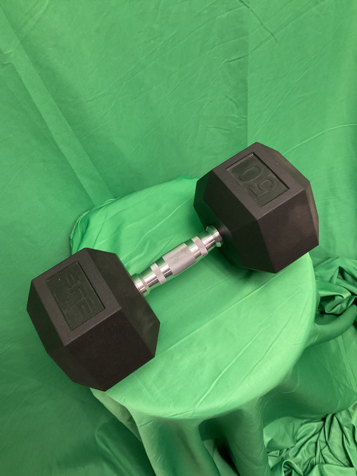 SFE 5-120lb Rubber Hex Dumbbells (New)