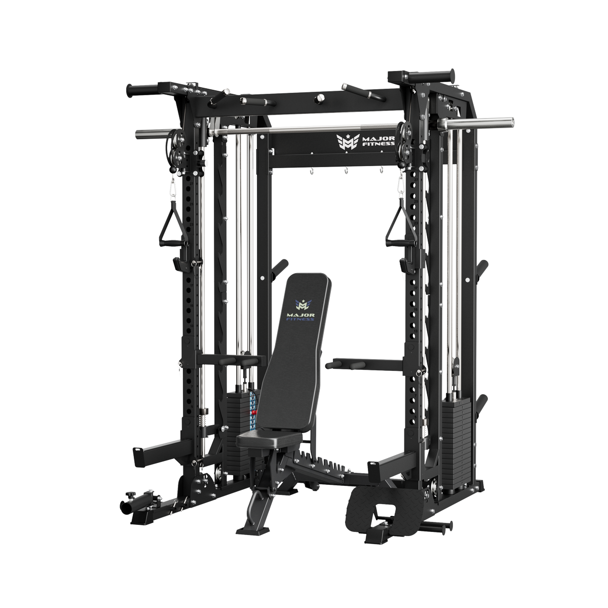 B52 Pro Smith Machine All-In-One Home Gym with Power Rack & Cable Cros ...