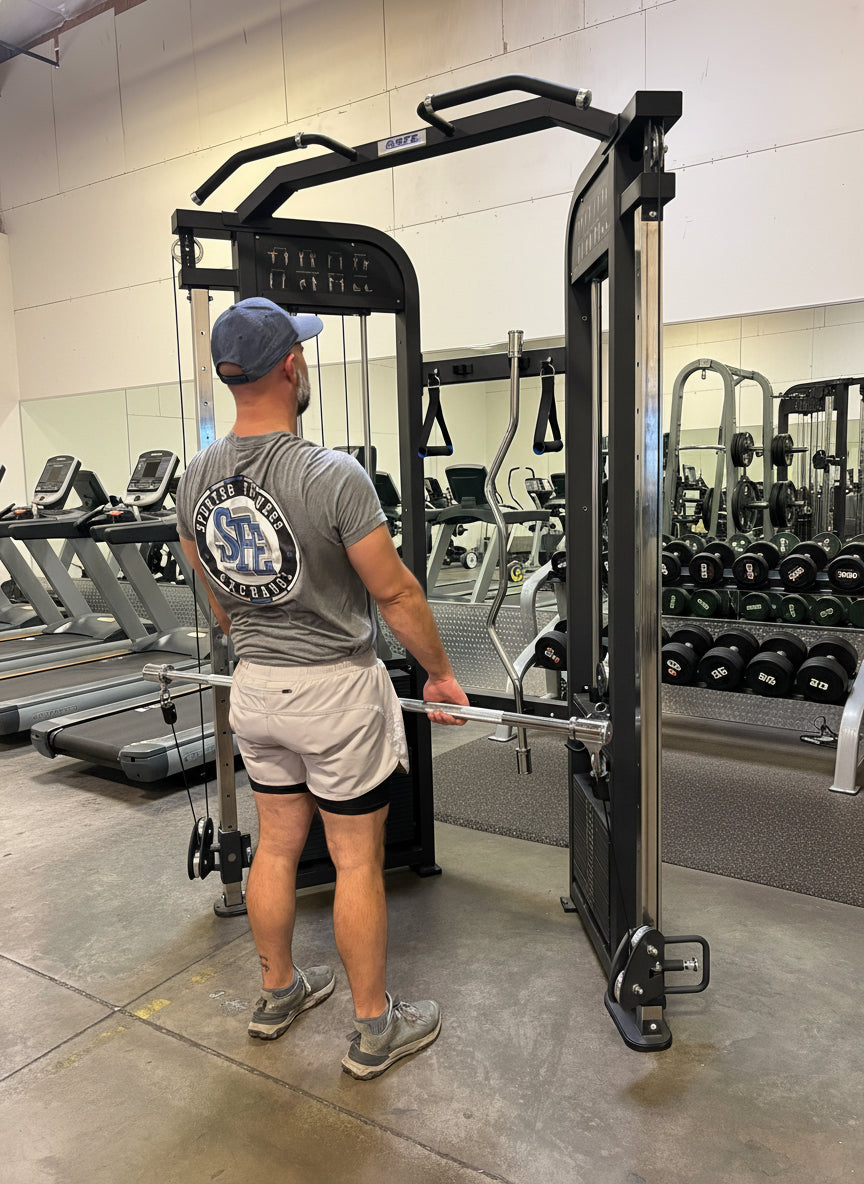 SFE Commercial All-in-One Functional Trainer with 2x 250lb weight stacks (New)
