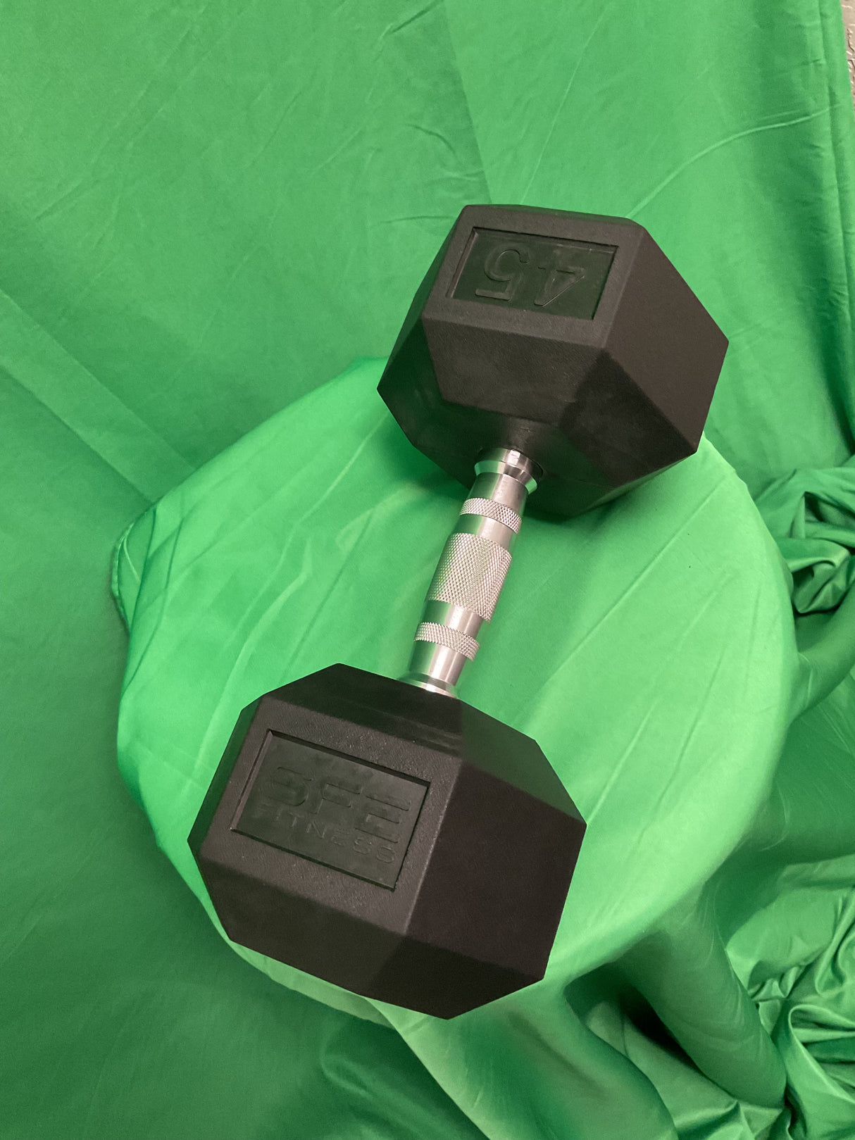SFE 5-120lb Rubber Hex Dumbbells (New)