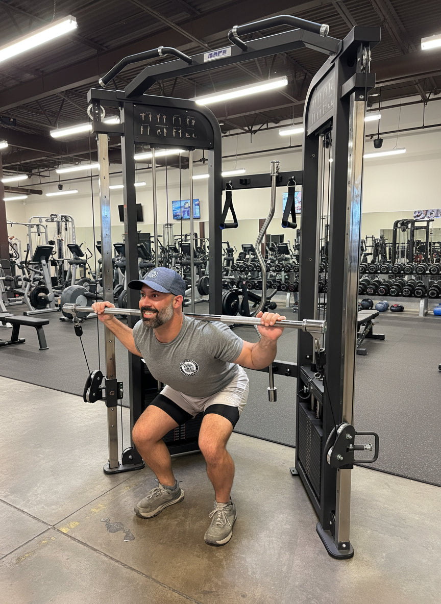 SFE Commercial All-in-One Functional Trainer with 2x 250lb weight stacks (New)
