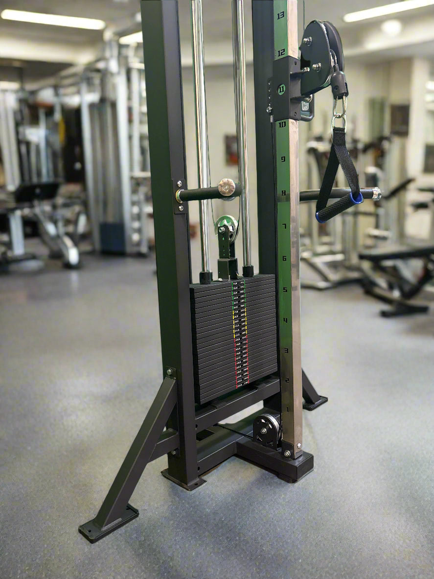 SFE Commercial Cable Crossover w/ 2x- 250lb weight stacks & Pull-Up Bridge (New)