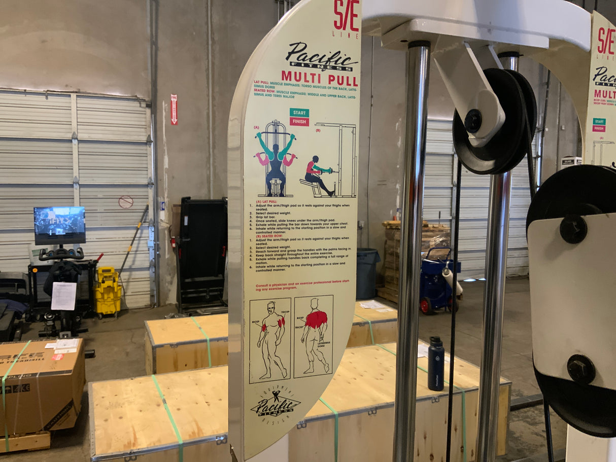 Pacific Fitness Multi Pull Station (200lb Weight Stack)