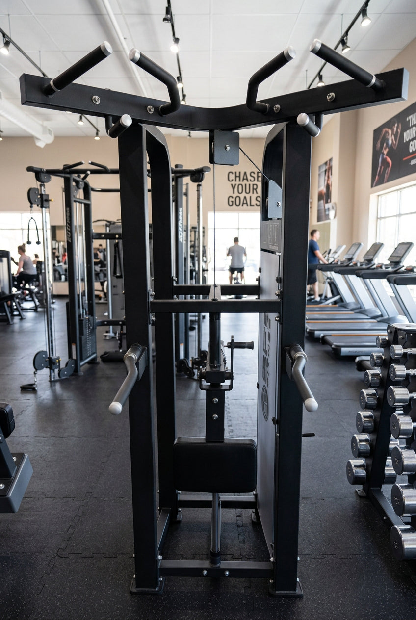Selectorized Assisted Chin Up/Dip Machine w/ 250lb weight stack (New)