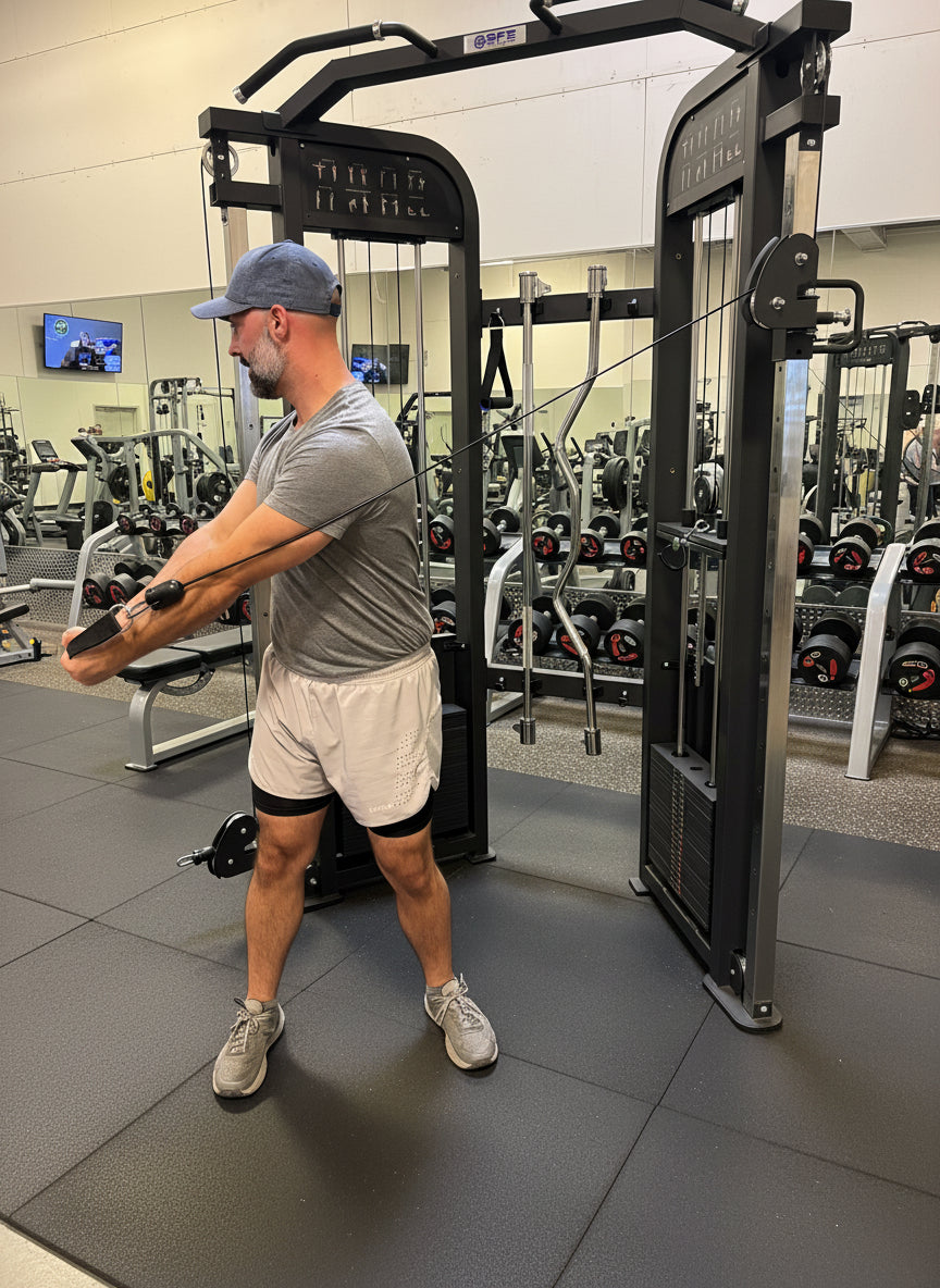 SFE Commercial All-in-One Functional Trainer with 2x 250lb weight stacks (New)