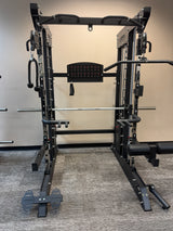 All-in-One Home Gym, Power Rack w/ Smith Machine & Functional Trainer w/ 2x - 220lb weight stacks (New)