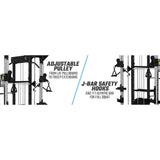SFE Multi-Functional Trainer / Smith Machine Home Gym w/ (2) 200lb weight stacks (NEW)