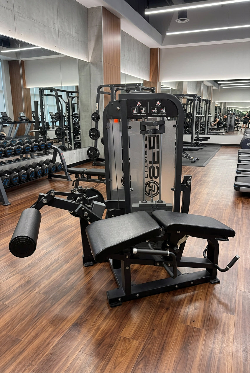Selectorized Leg Extension & Prone Leg Curl Combo w/250lb weight stack (New)