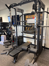 All-in-One Home Gym, Power Rack w/ Smith Machine & Functional Trainer w/ 2x - 200lb weight stacks (New)