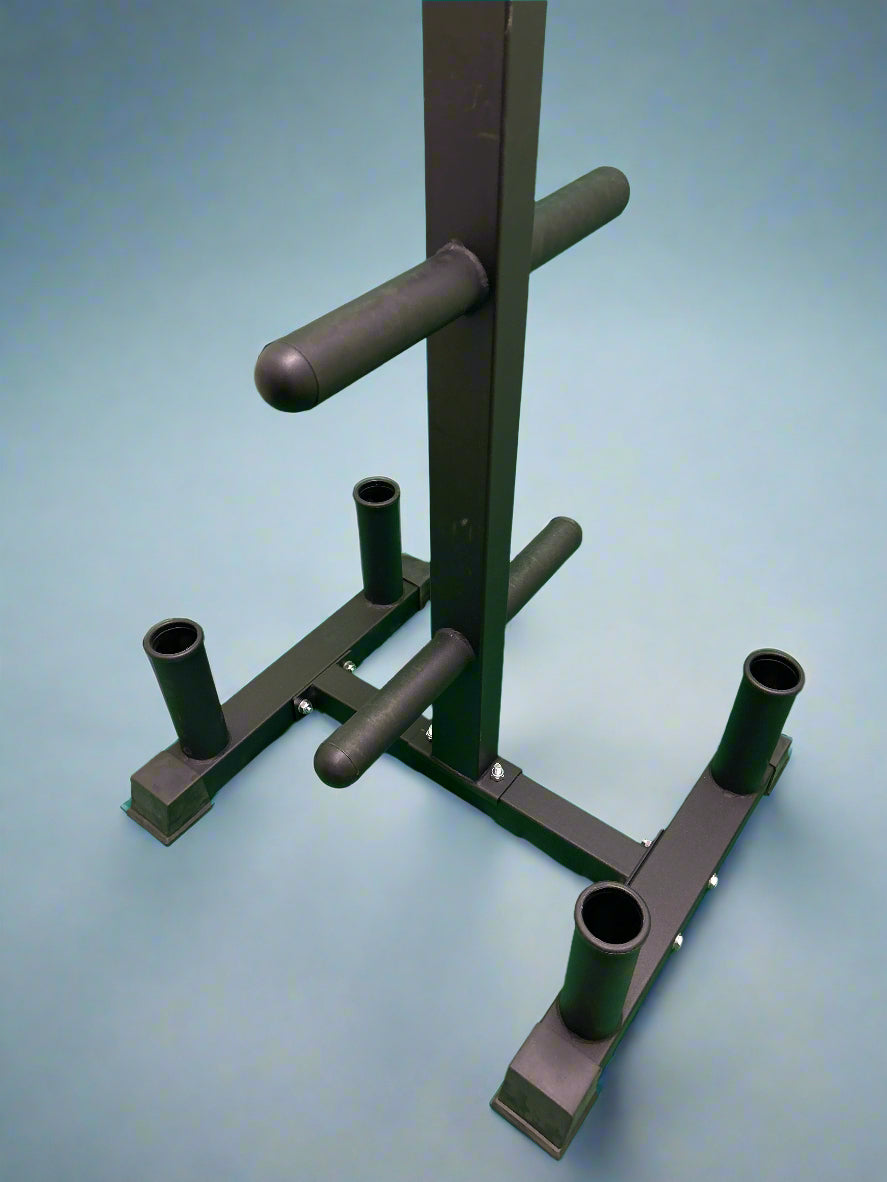 SFE Olympic Weight Plate Storage Rack with Bar Holder (New)