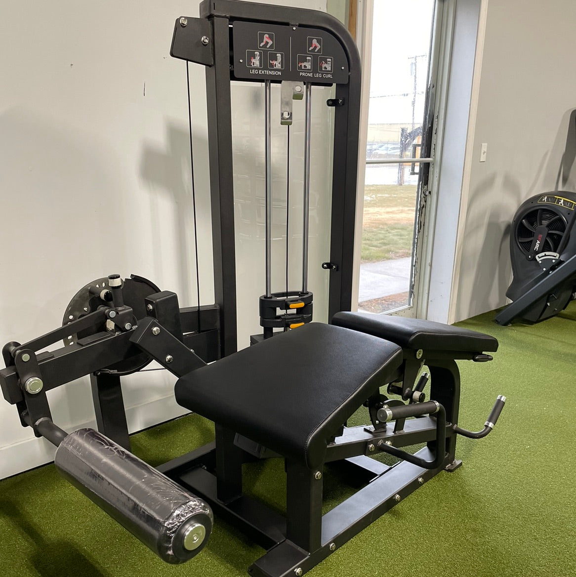 Leg Extension Machine Weight Stack SFE Commercial Leg Extension Prone Leg Curl Combo w/250lb weight stack ...