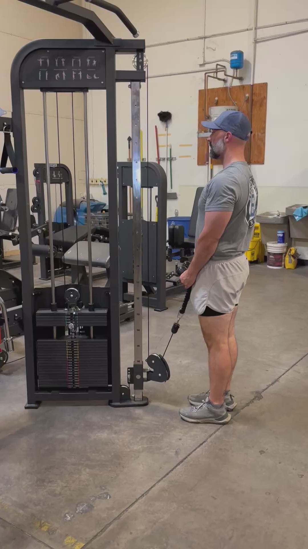 SFE Commercial All-in-One Functional Trainer with 2x 250lb weight stacks (New)