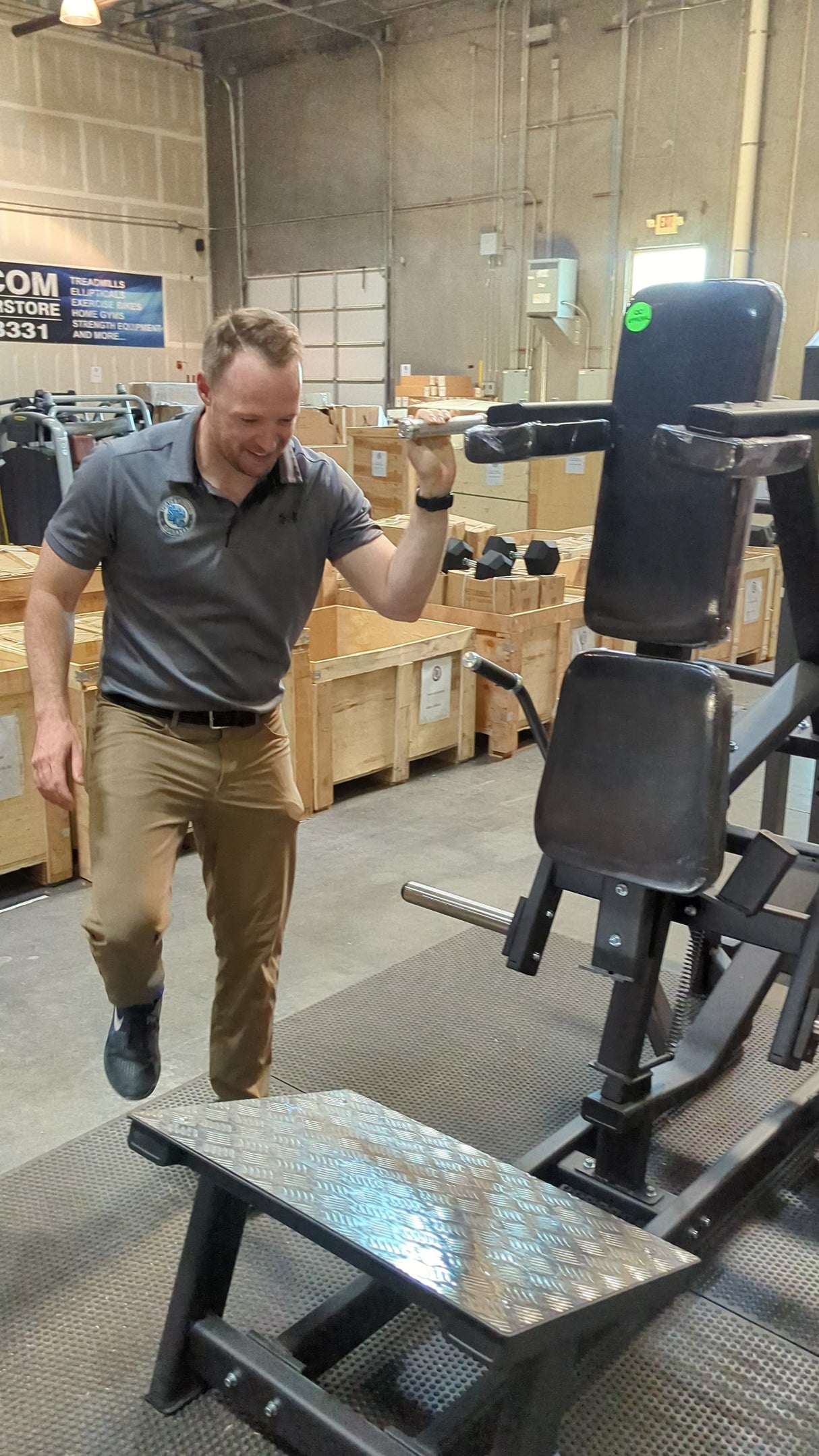 SFE Plate Loaded V-Squat Rack