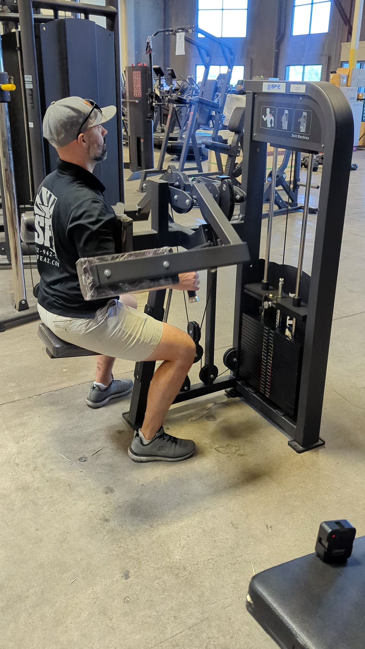 SFE Lateral Raise Delt Machine with 250lb weight stacks (New)