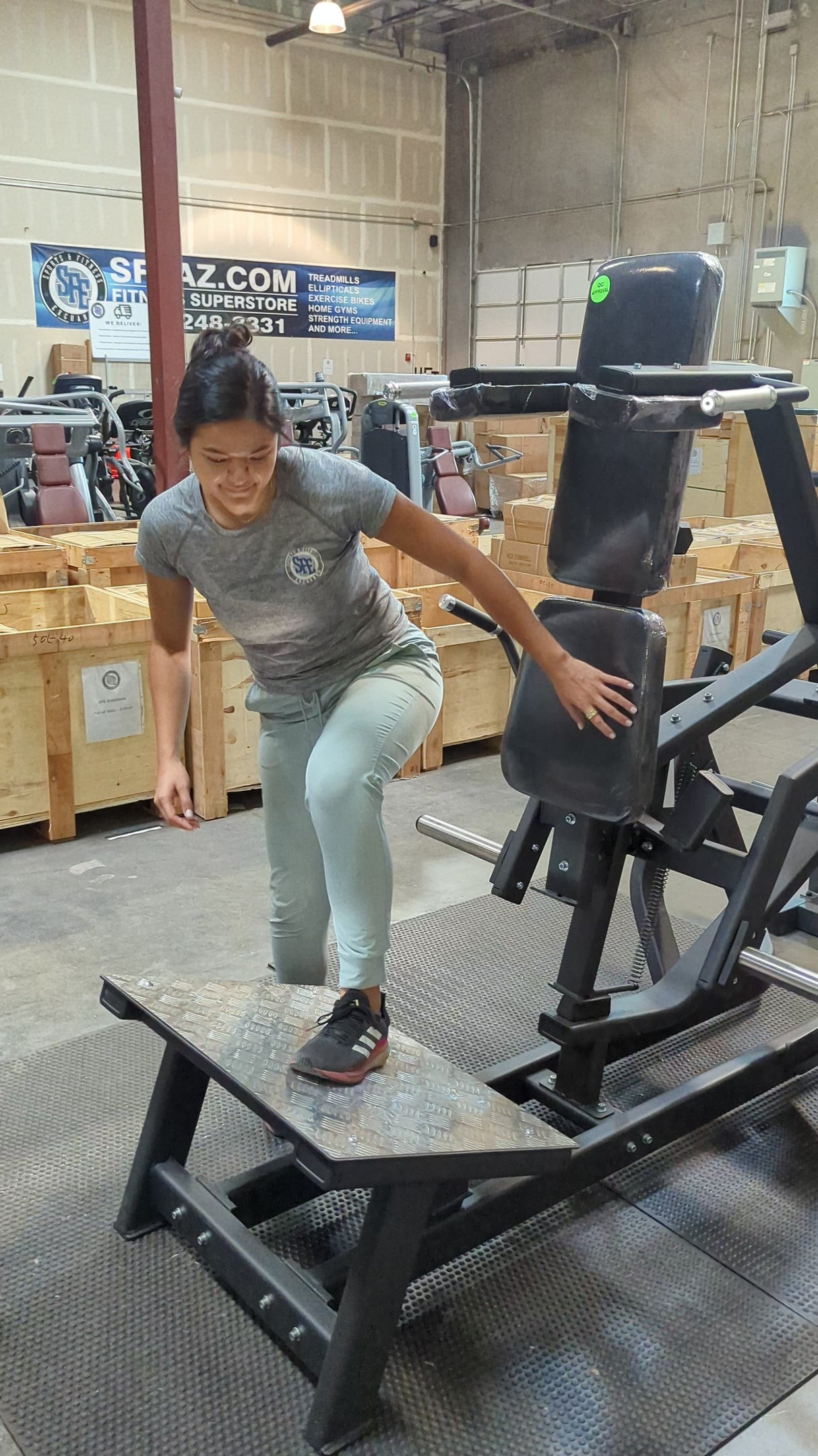 SFE Plate Loaded V-Squat Rack