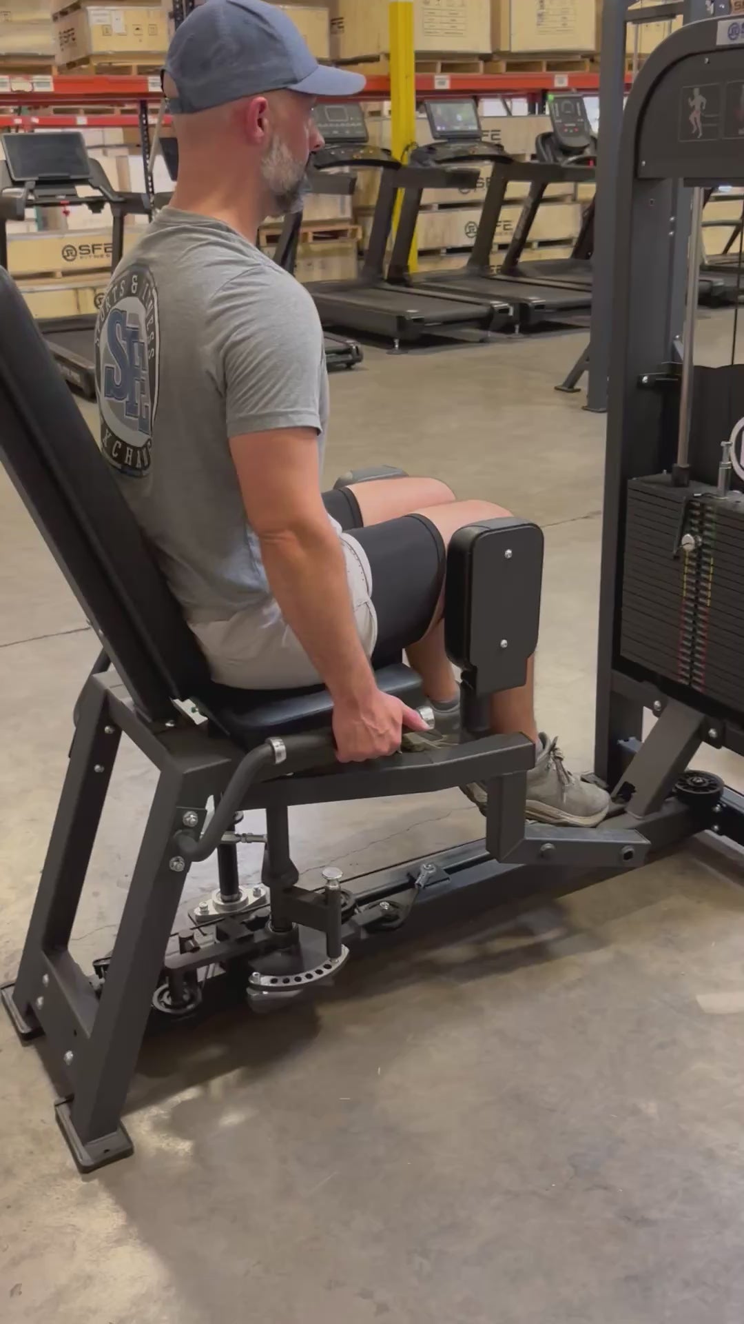 SFE Commercial Inner & Outer Thigh Machine w/ 250lb weight stack (New)
