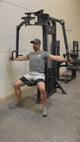 SFE Selectorized Pec Fly/Rear Delt Machine w/ 250lb weight stacks (New)