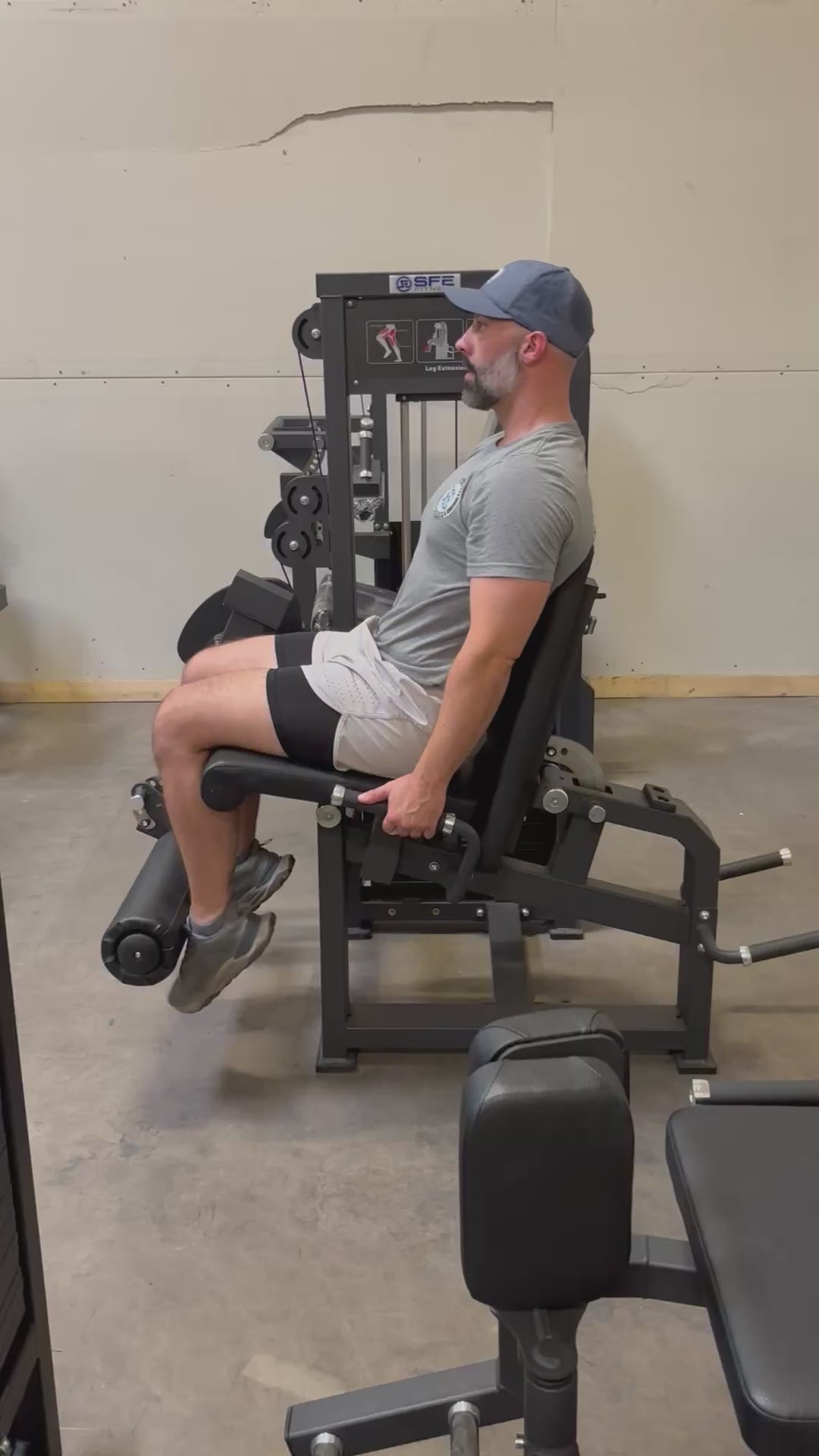 SFE Commercial Leg Extension Prone Leg Curl Combo w/250lb weight stack (New)