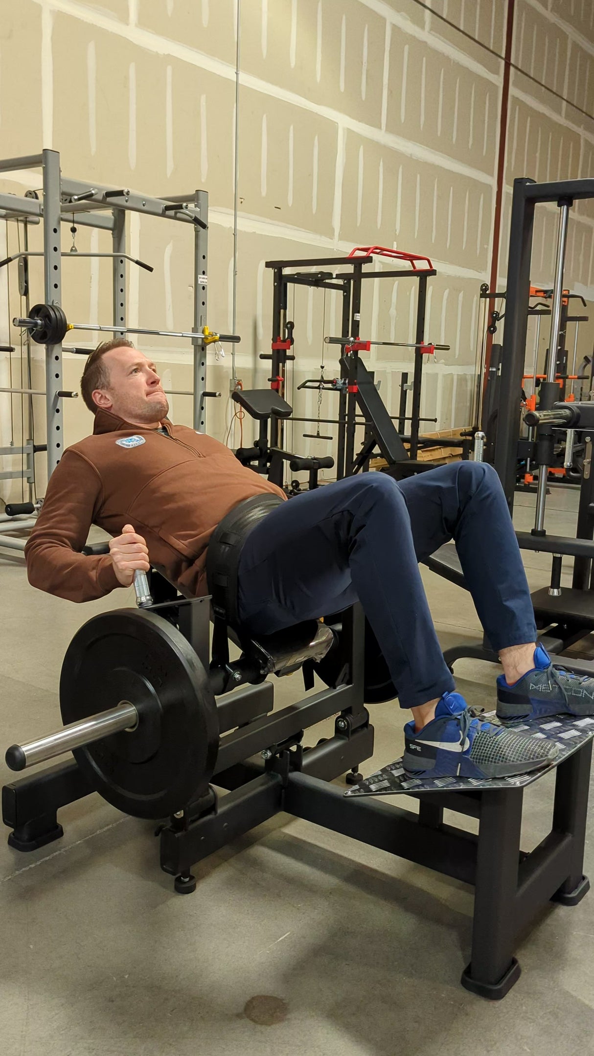 SFE Commercial Plate Loaded Hip Thrust Glute Machine (New)
