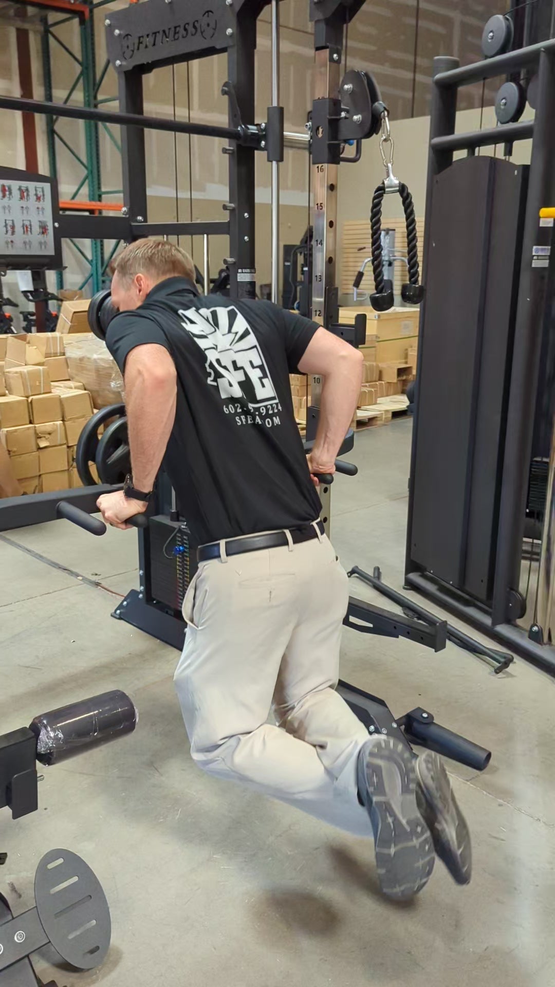 SFE Multi-Functional Trainer / Smith Machine Home Gym w/ (2) 200lb weight stacks (NEW)
